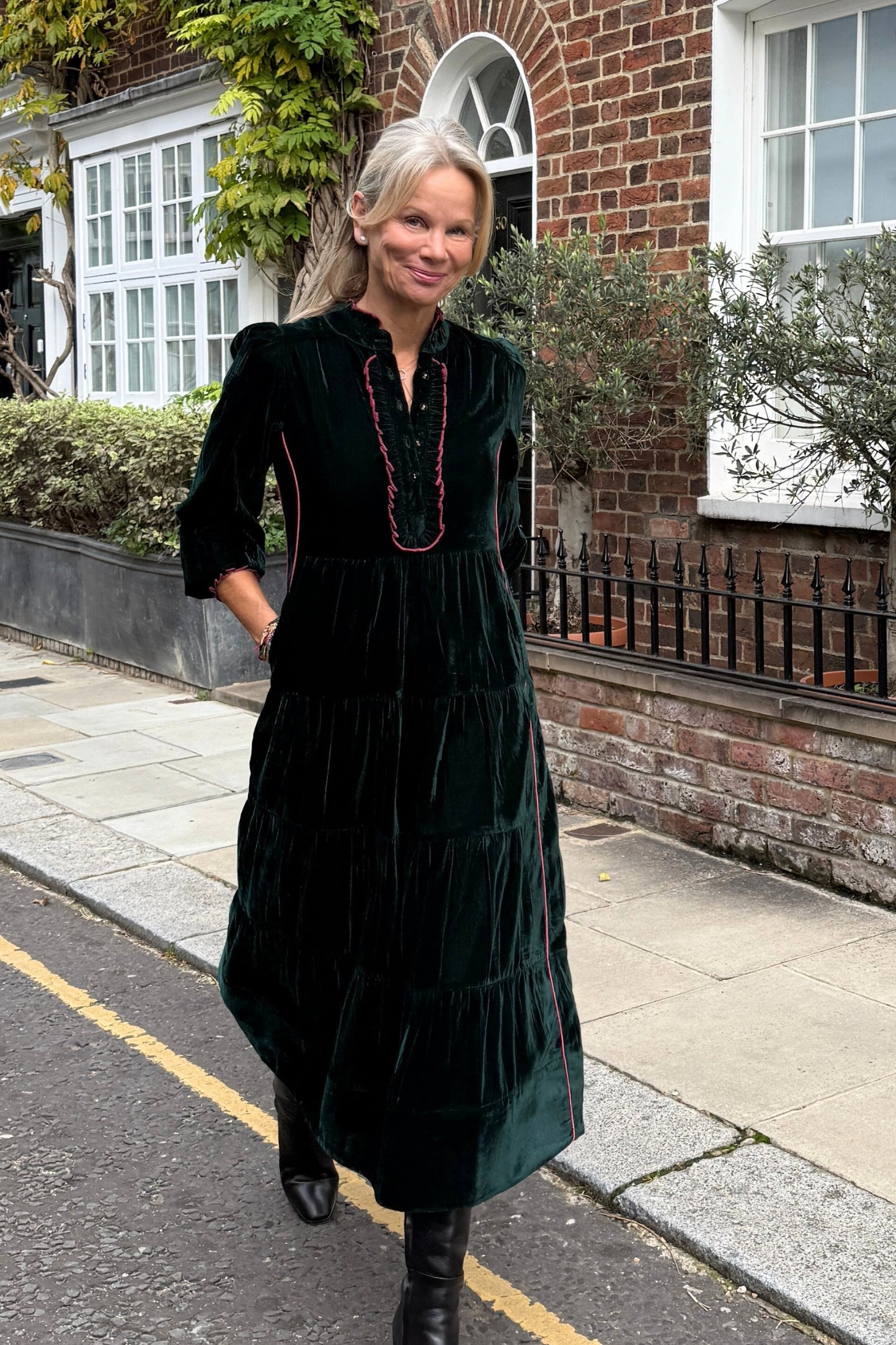 Deborah - Teal Green Velvet (pre-order - shipping wc 24th Nov)