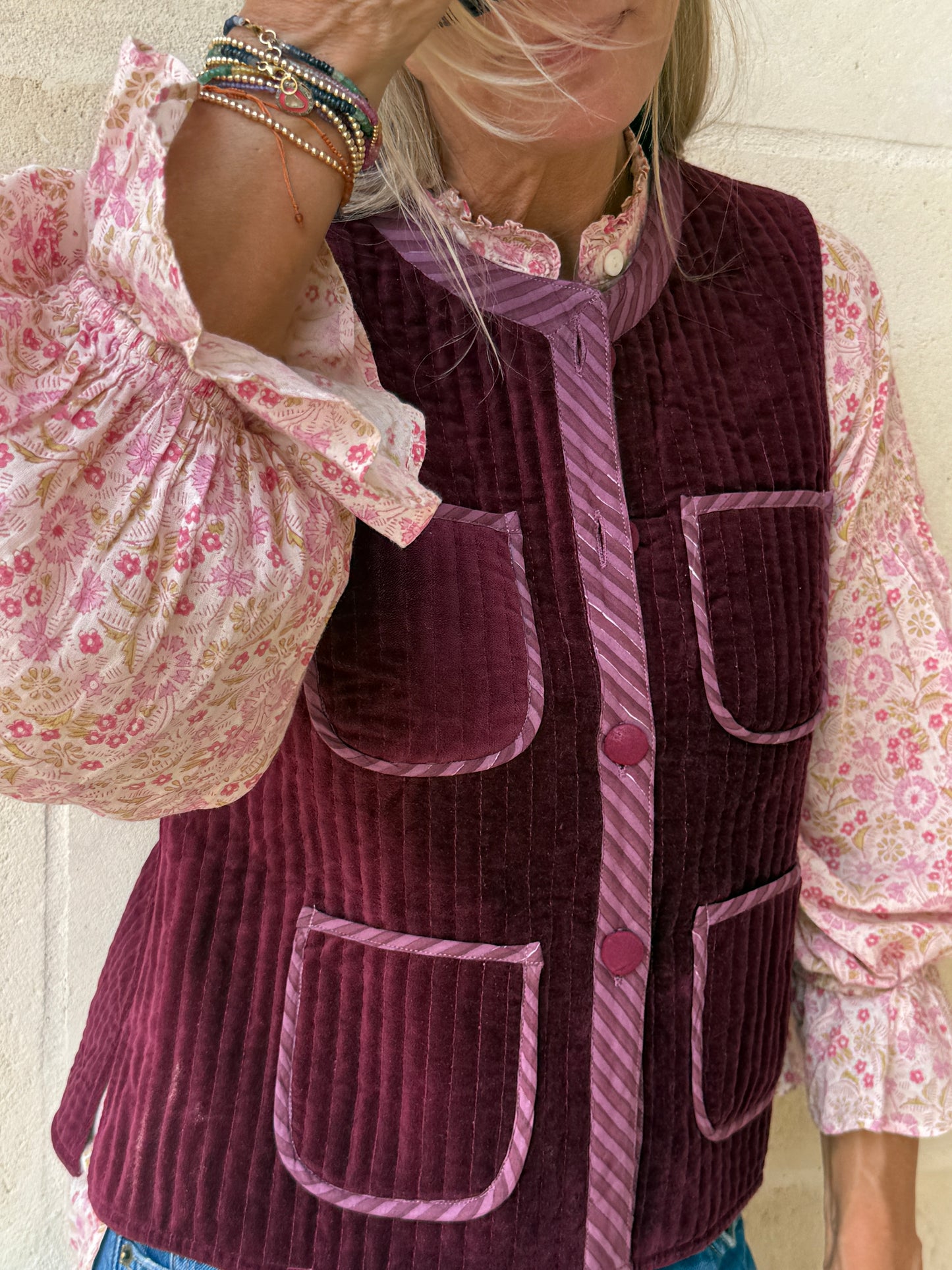 Gilet - Burgundy