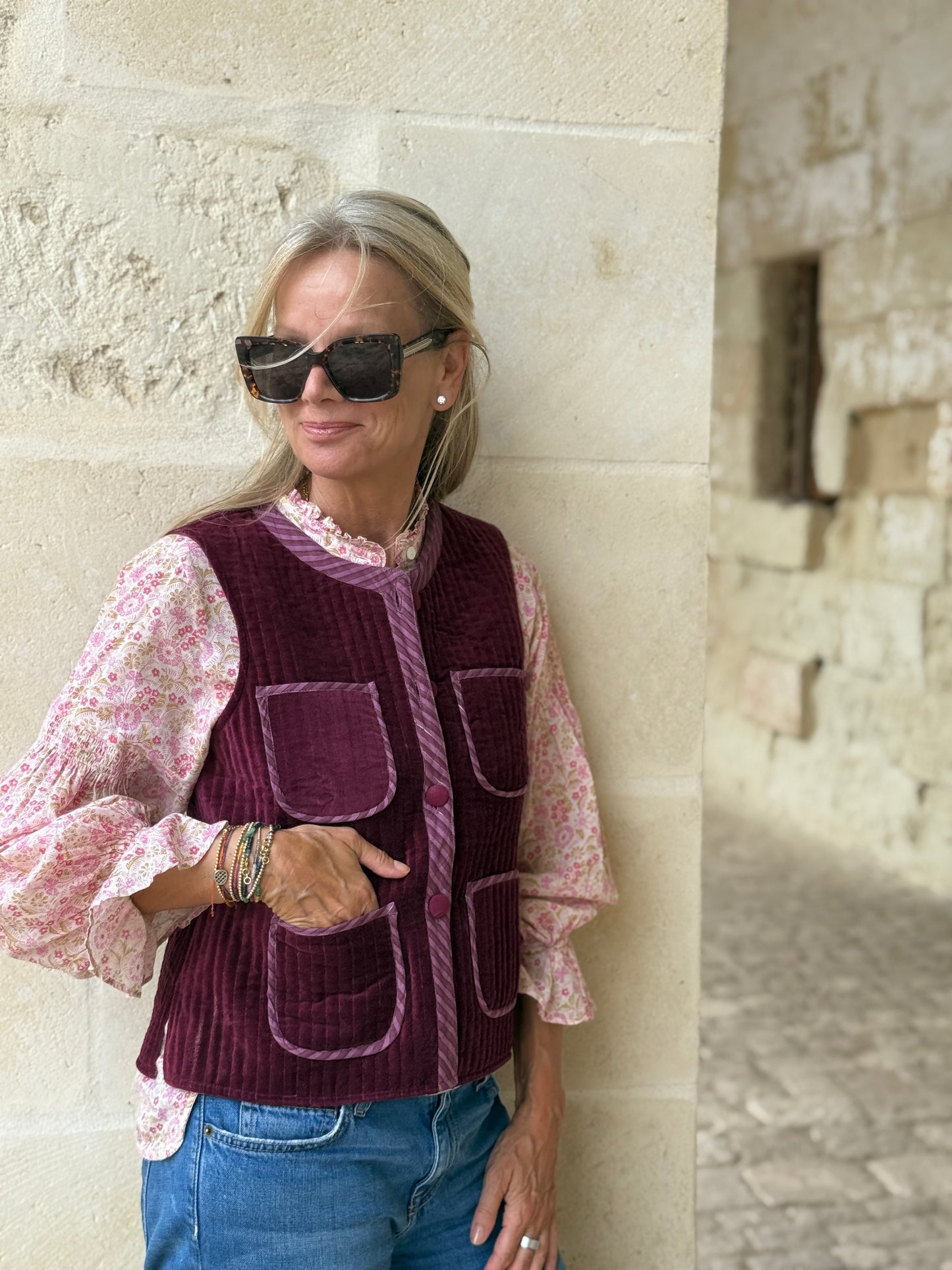 Gilet - Burgundy