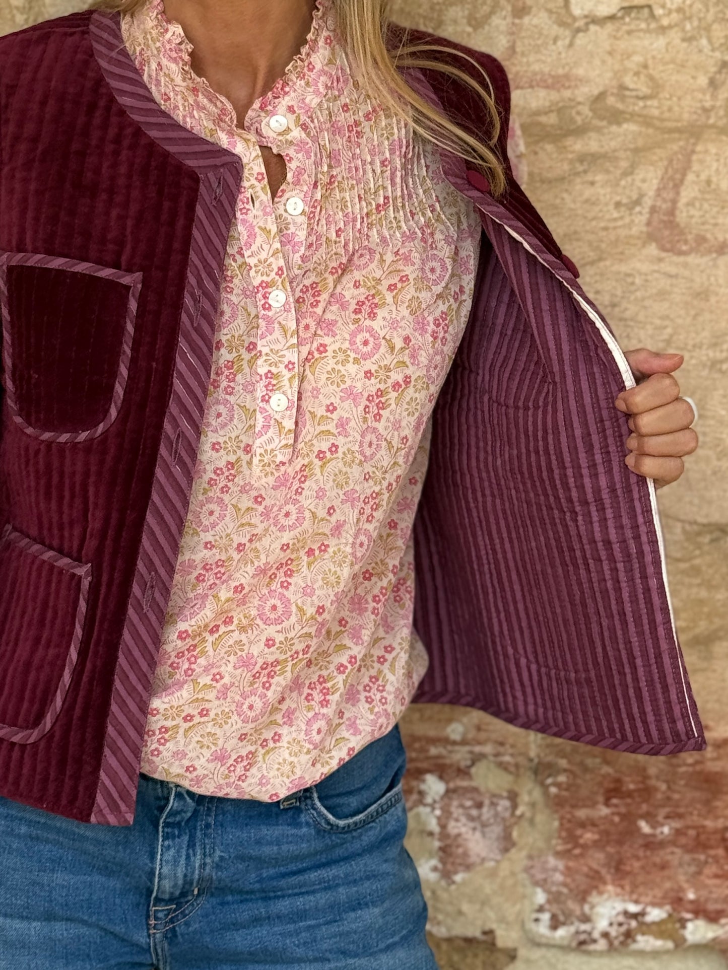 Gilet - Burgundy