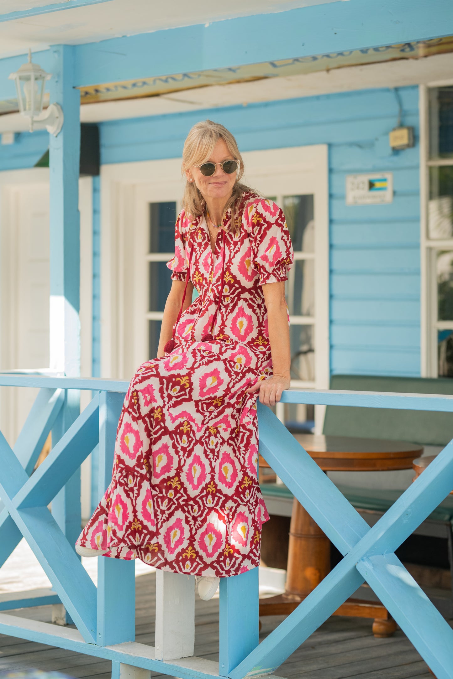 Tasha - Small Red Ikat