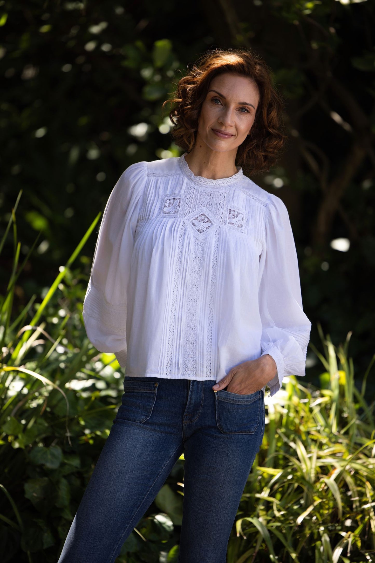 Louise - White Voile