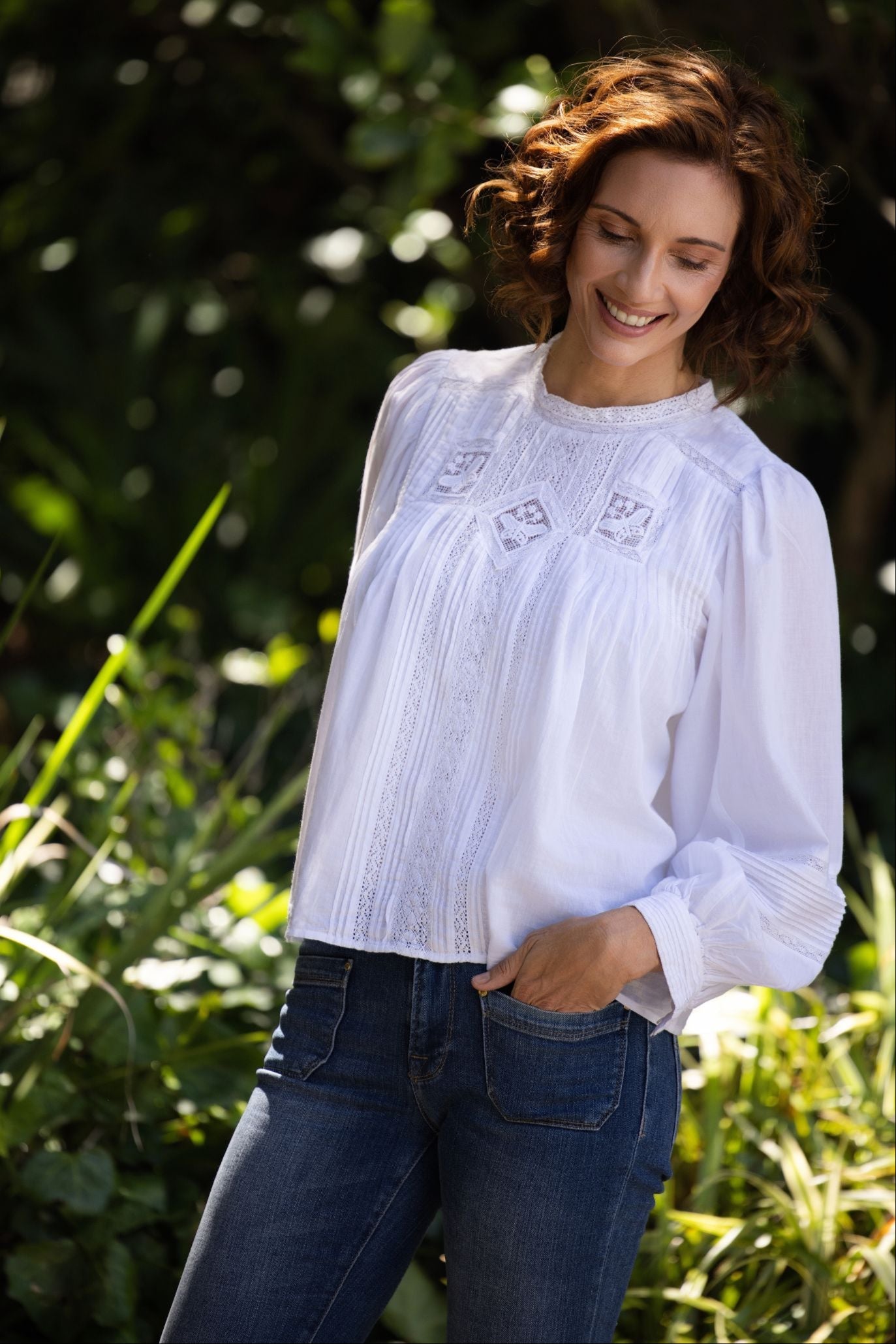 Louise - White Voile