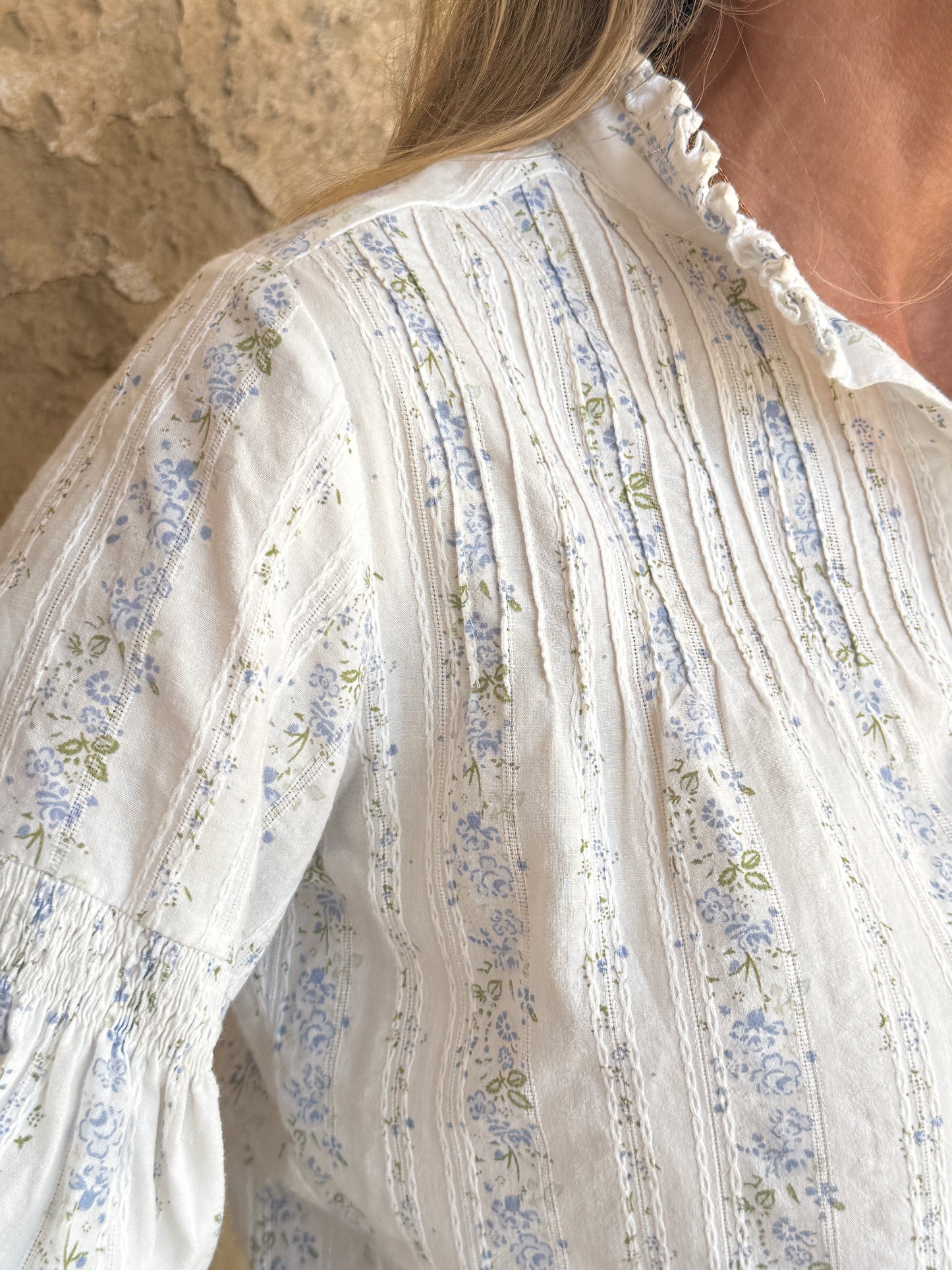 Amy - Blue Flower Lace (pre-order for delivery Mid-October)