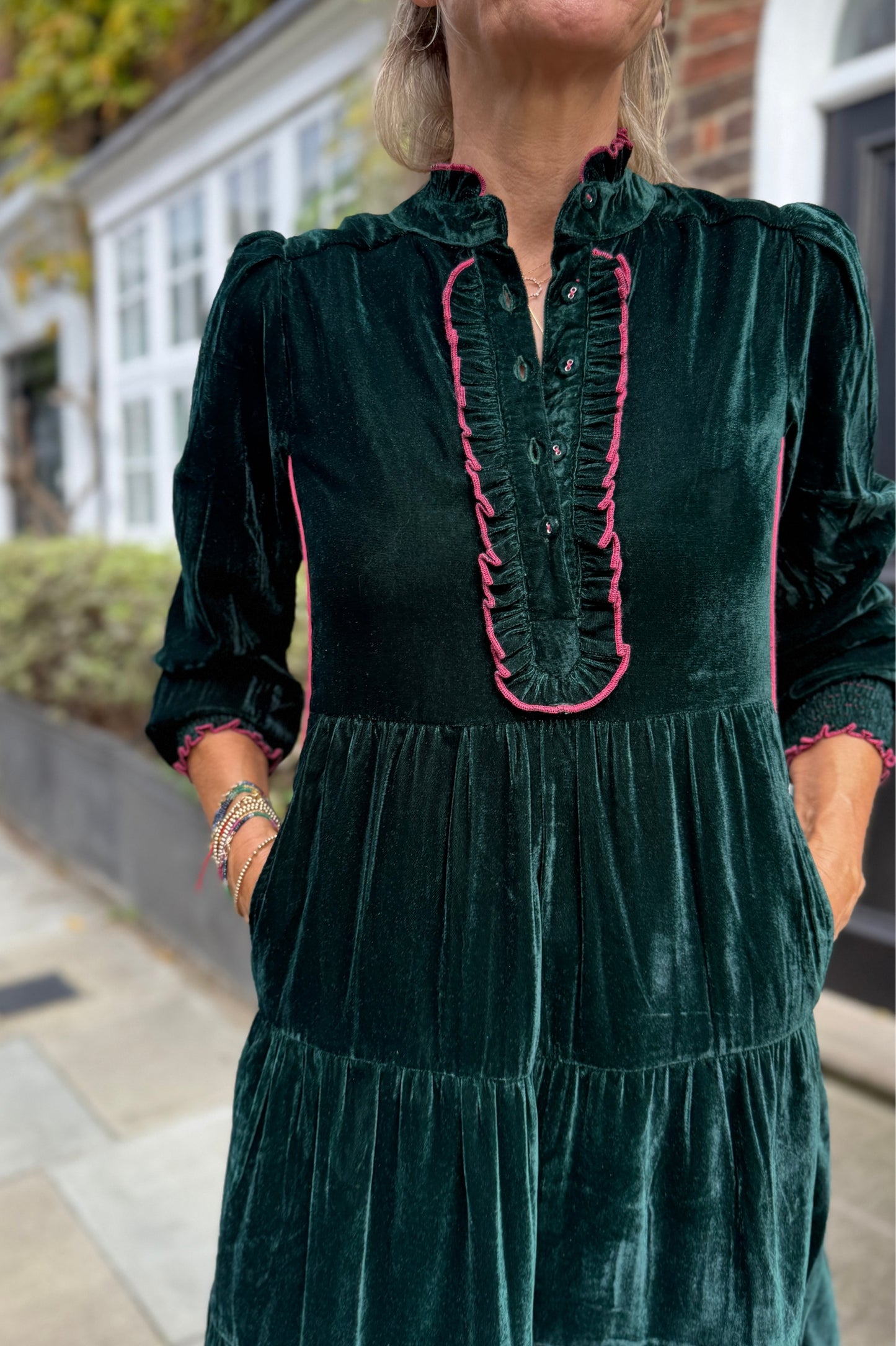 Deborah - Teal Green Velvet (pre-order - shipping wc 24th Nov)