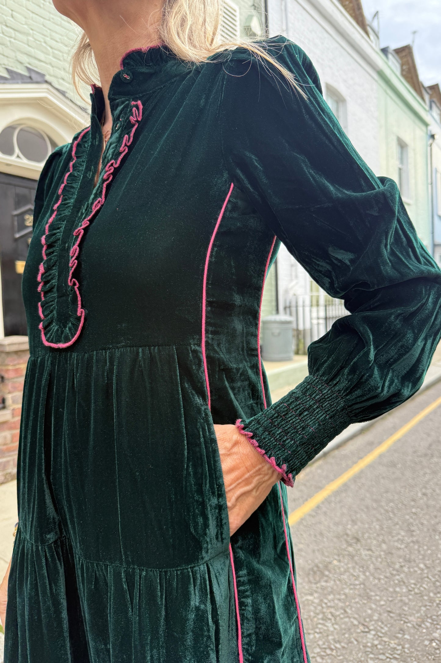 Deborah - Teal Green Velvet (pre-order - shipping wc 24th Nov)