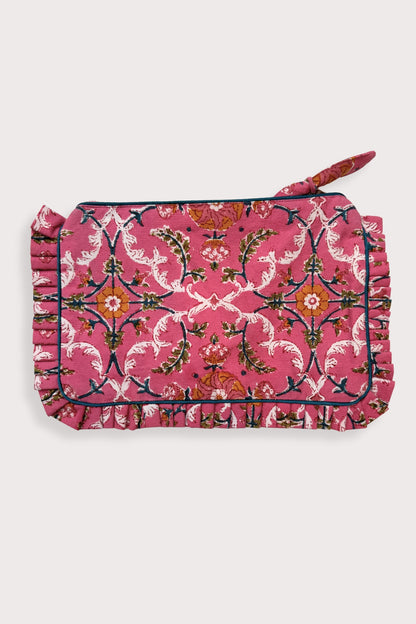 Travel Pouch - Pink Canvas Print