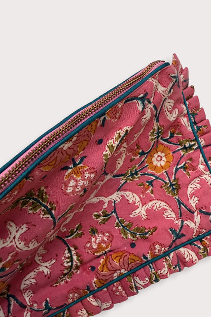 Travel Pouch - Pink Canvas Print