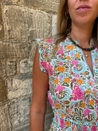 Nanda Mini Dress - Wild Meadow