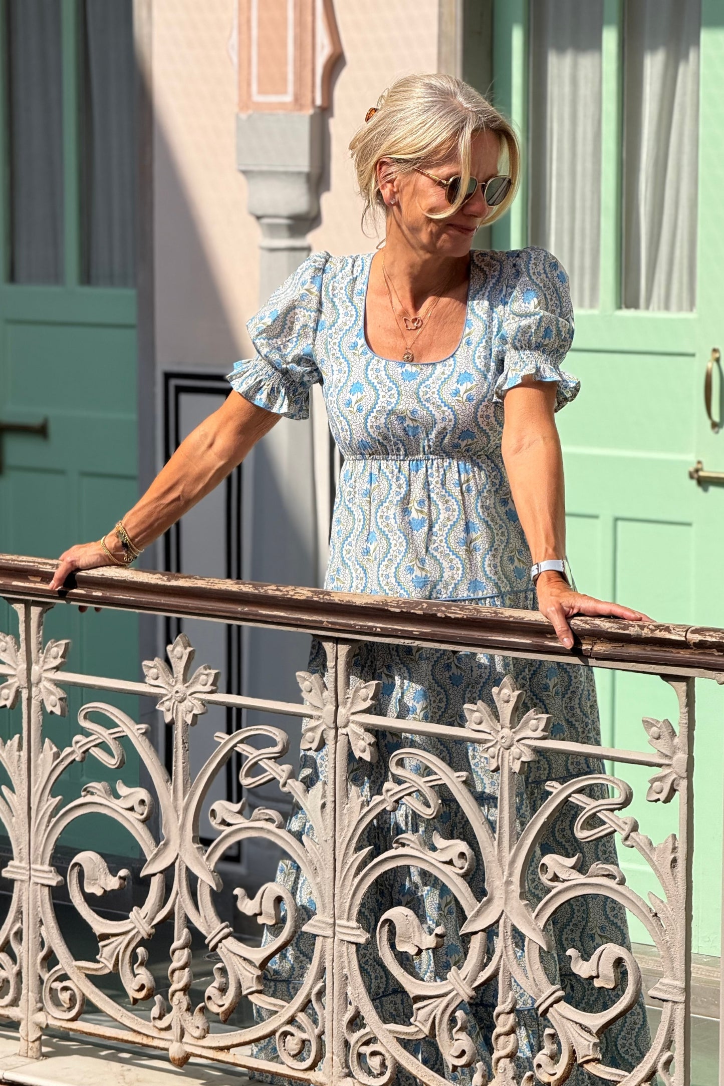 Dani - Blue Trellis (pre-order for delivery w/c 9th Feb)