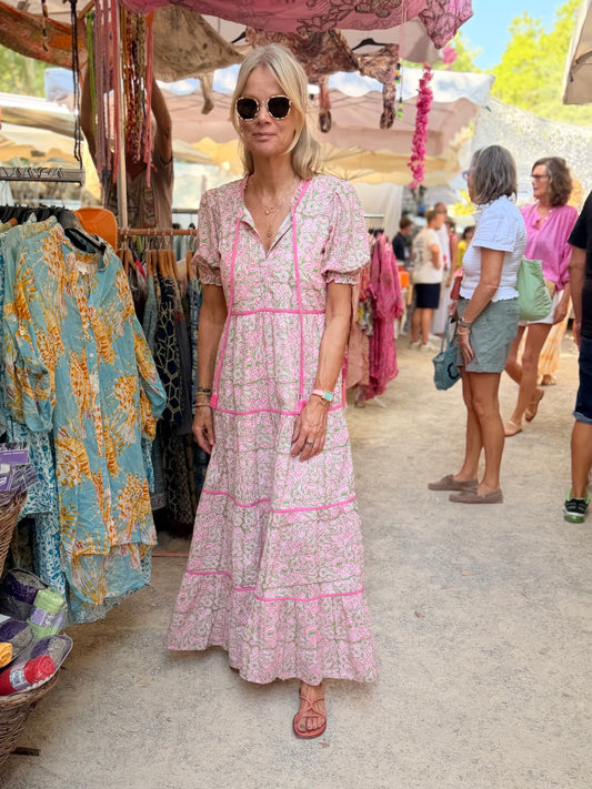 Tasha Dress - Little Pink Paisley