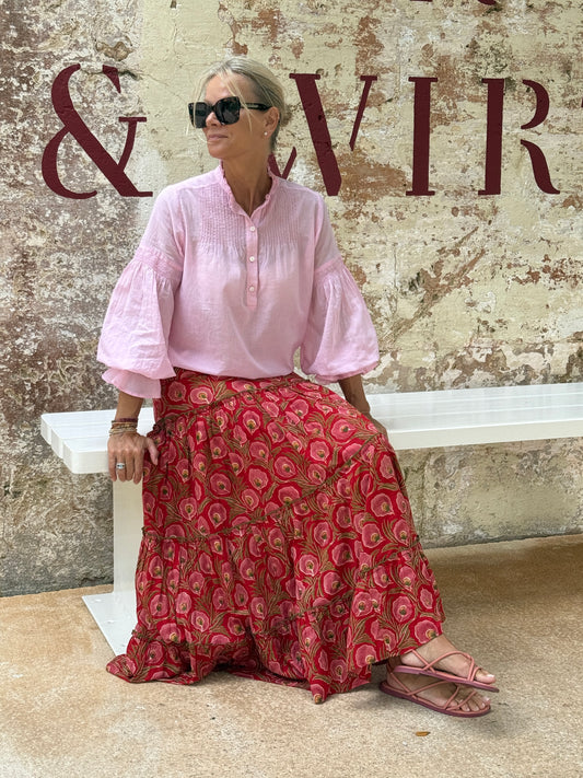 Amy - Pink Cotton Voile
