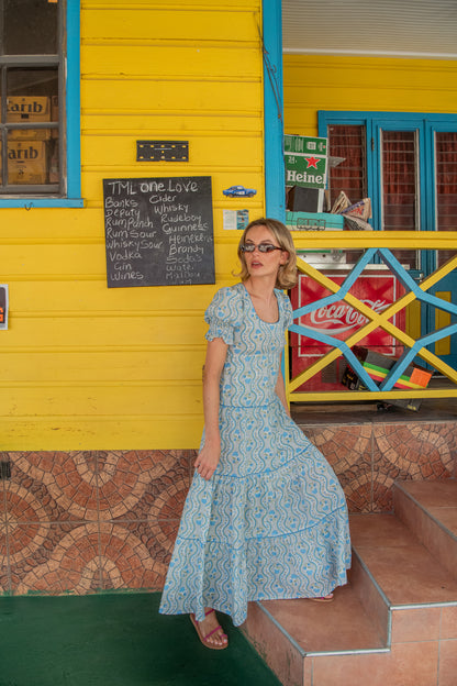 Dani - Blue Trellis (pre-order for delivery w/c 9th Feb)