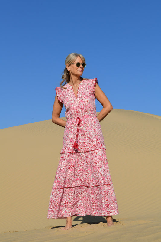 Nanda - Baby's Breath Pink Red