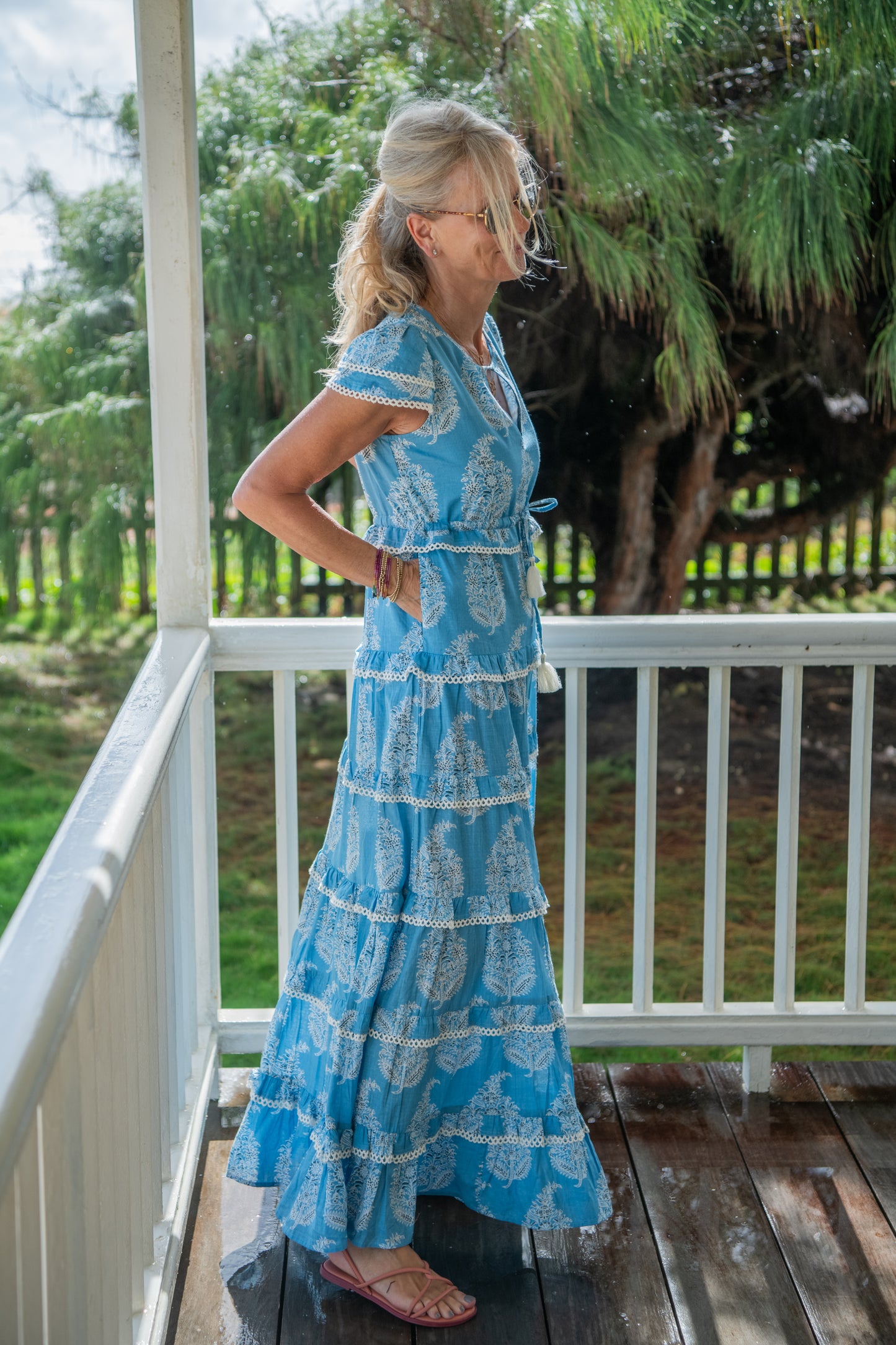 Sabrina - Big Blue Paisley