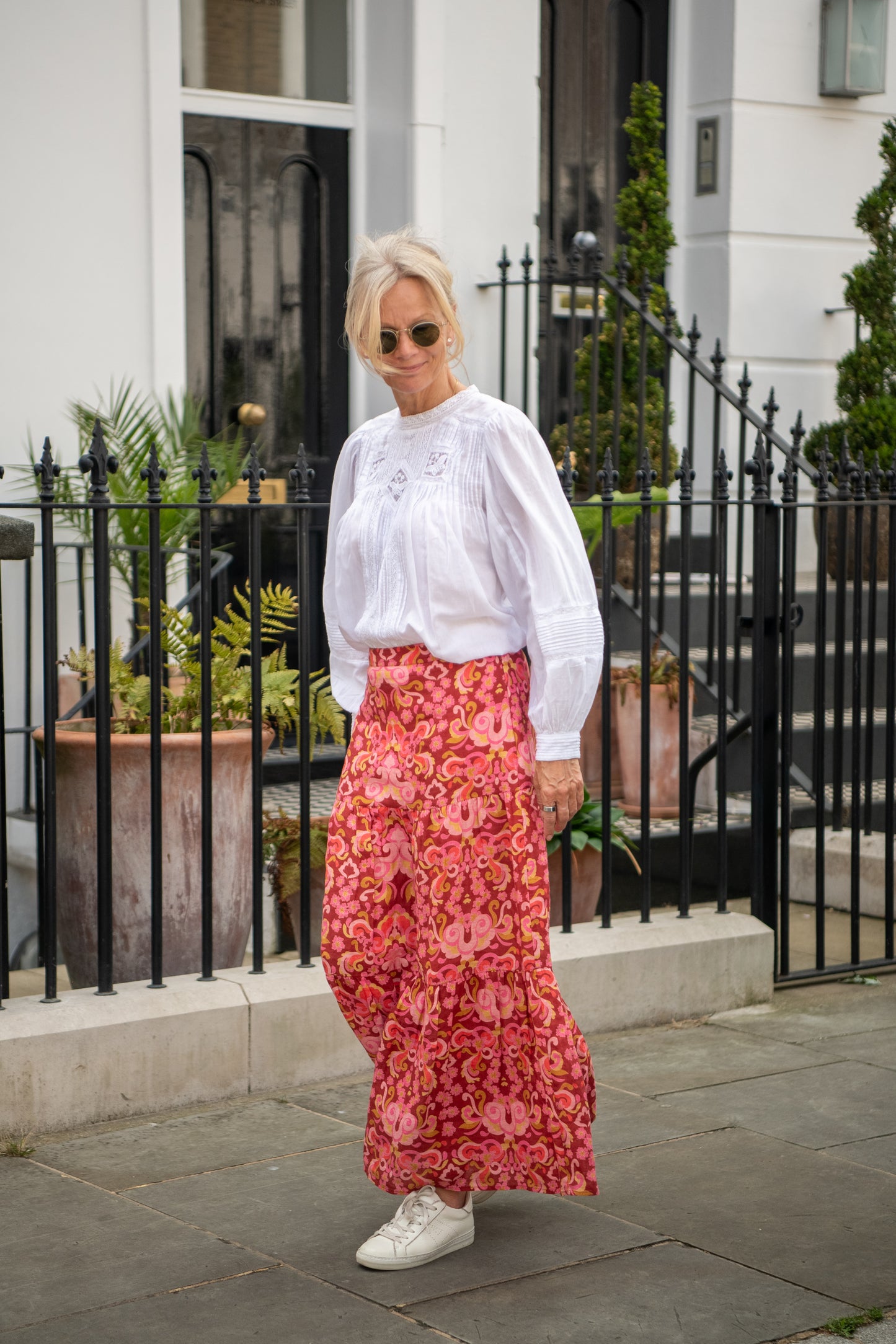Dalia Skirt - Raspberry Ripple
