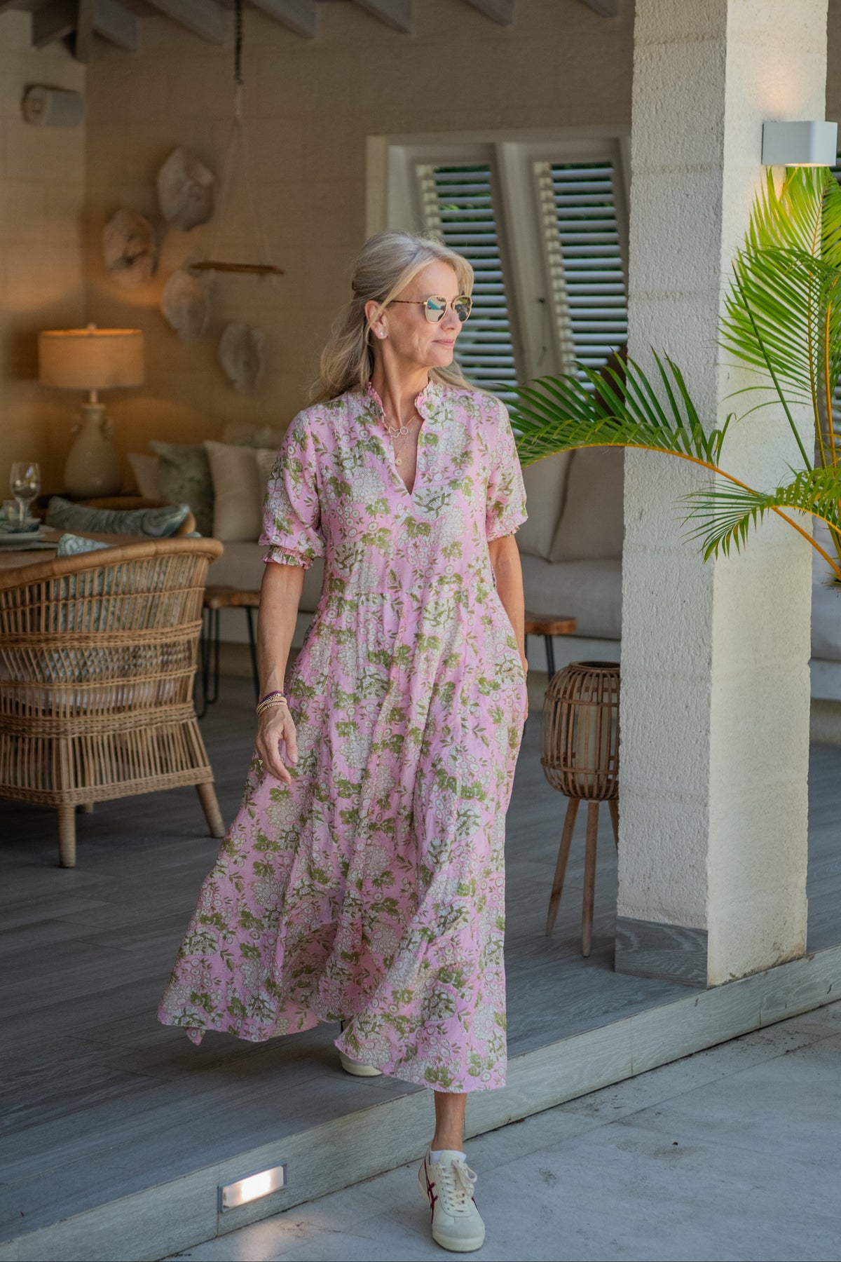 Gigi Dress - Pink Wildflower