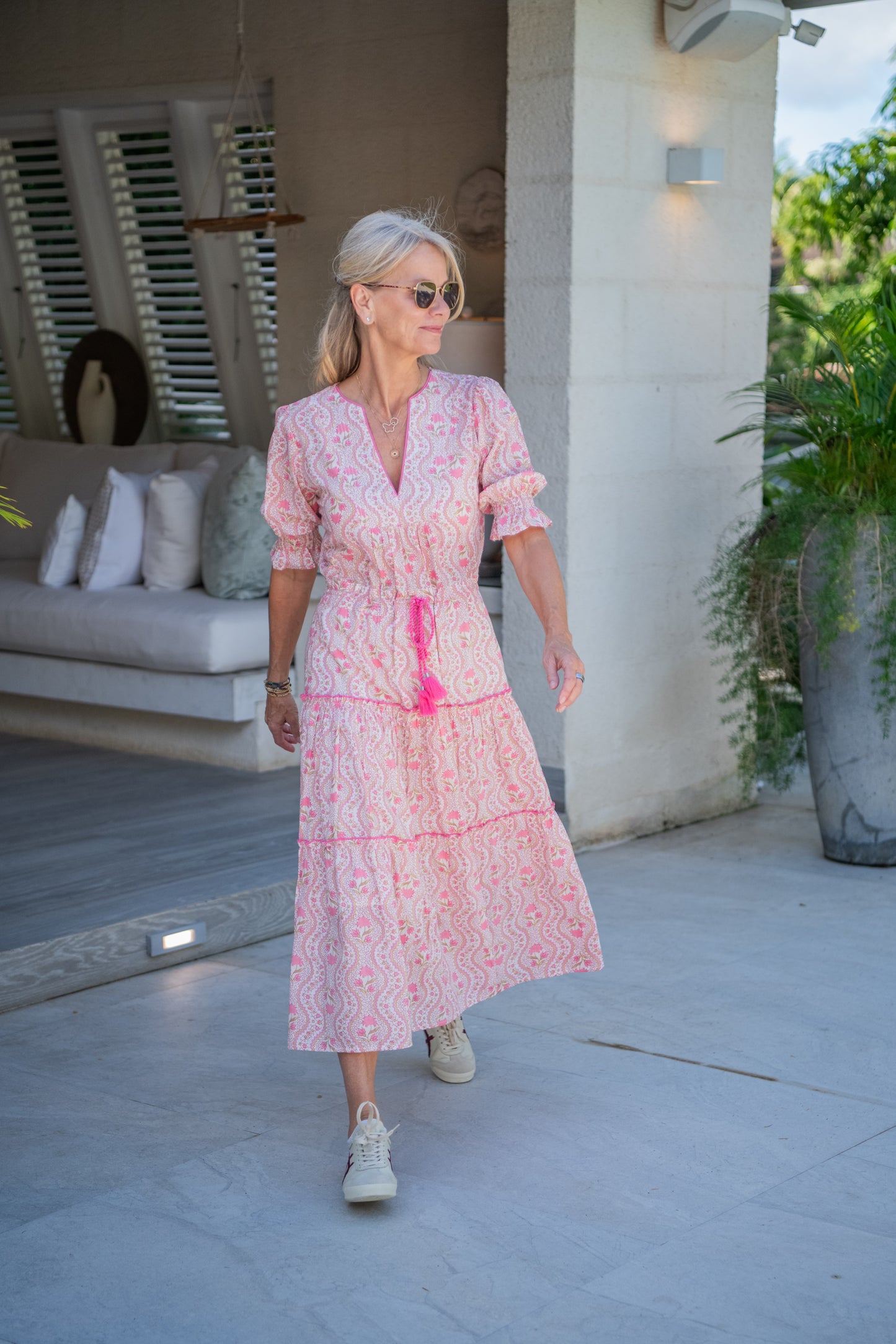 Tara - Pink Trellis (pre-order for delivery w/c 9th Feb)