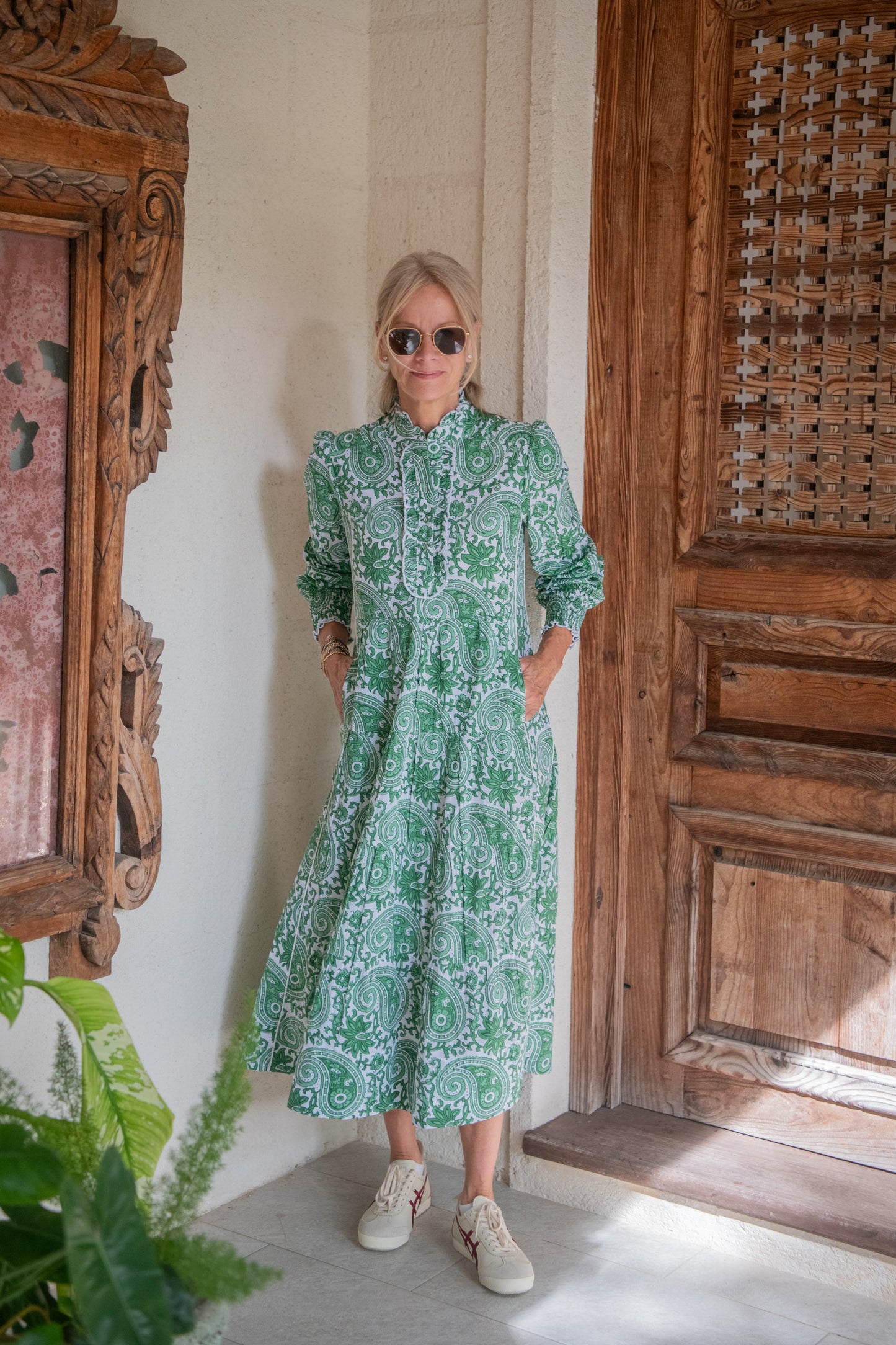 Deborah - Green Paisley (pre-order for delivery w/c 9th Feb)