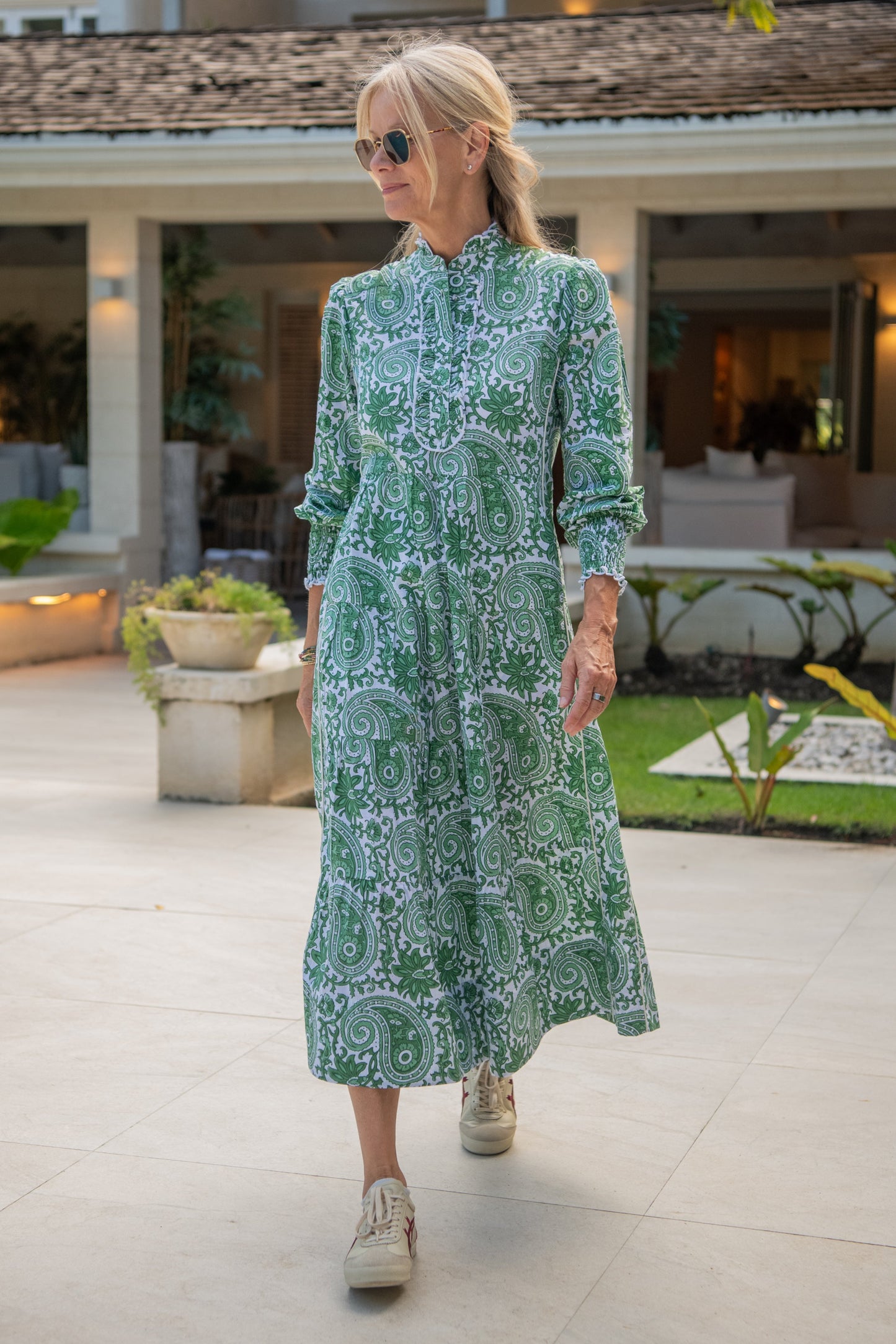 Deborah - Green Paisley (pre-order for delivery w/c 9th Feb)