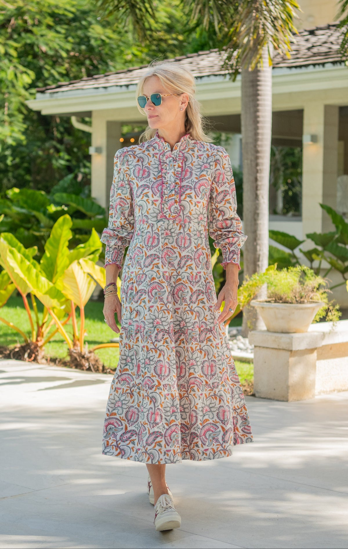 Deborah Dress Soft Garden