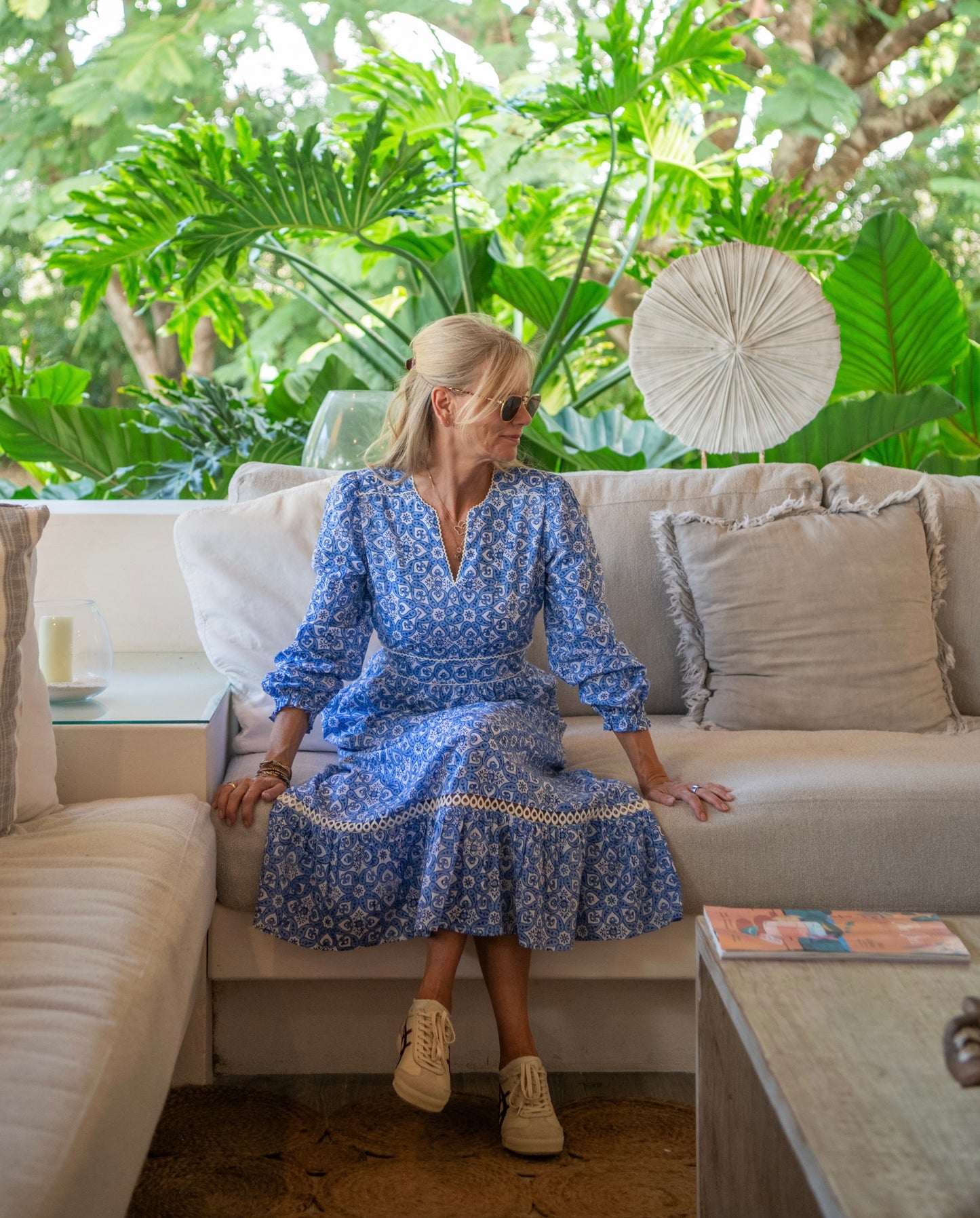 Olivia - Blue Catherine Wheel (pre-order for delivery w/c 9th Feb)