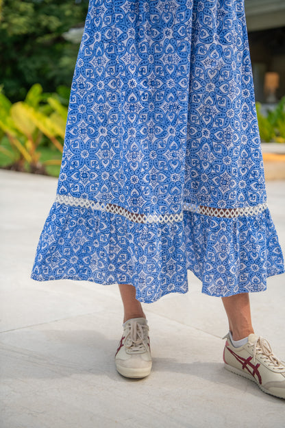 Olivia - Blue Catherine Wheel (pre-order for delivery w/c 9th Feb)