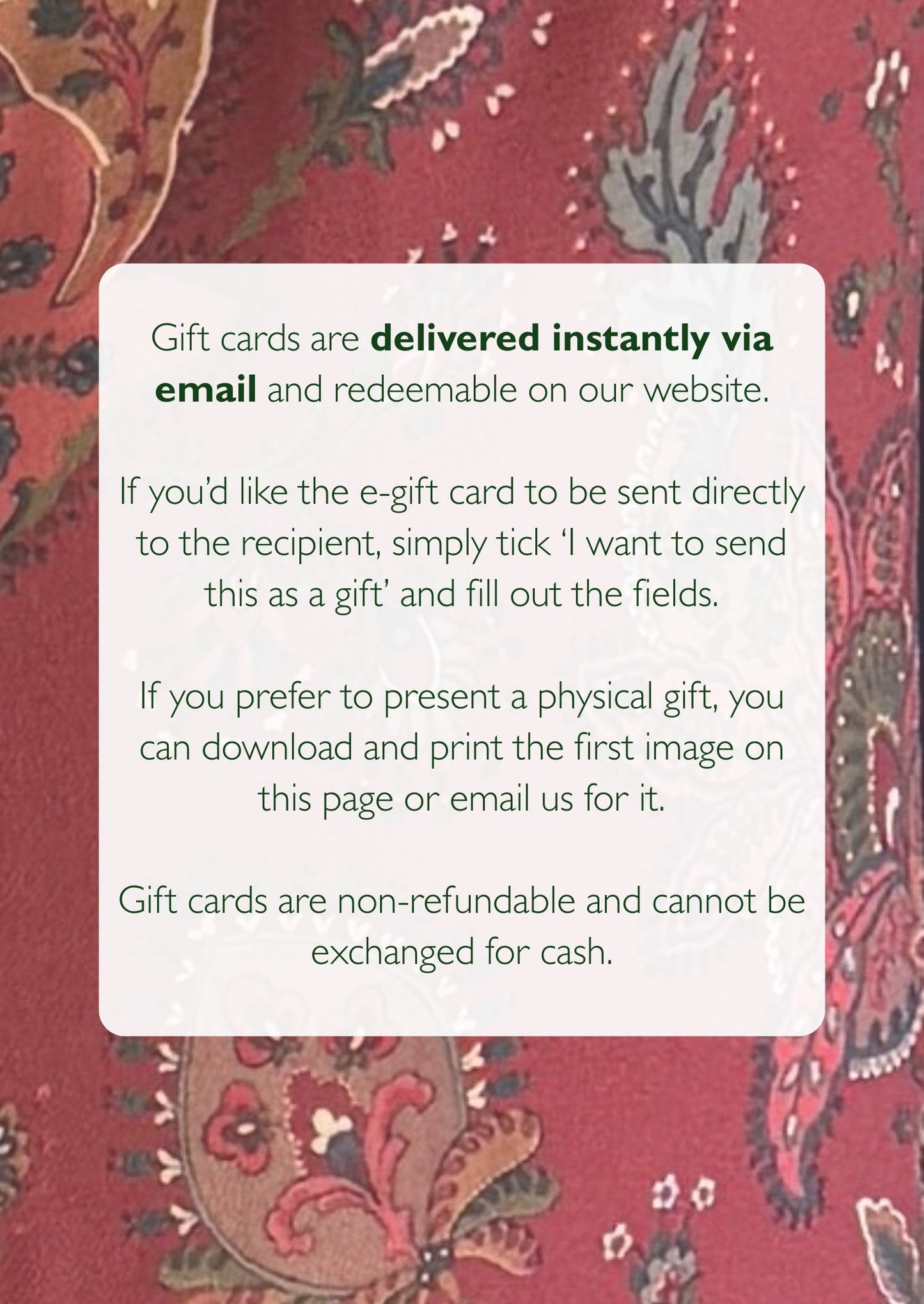 LexyLondon Gift Card