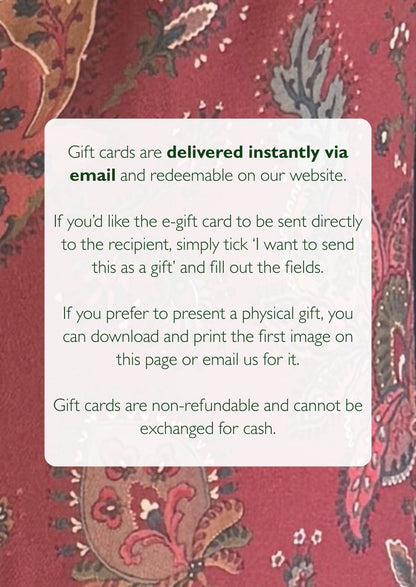 LexyLondon Gift Card