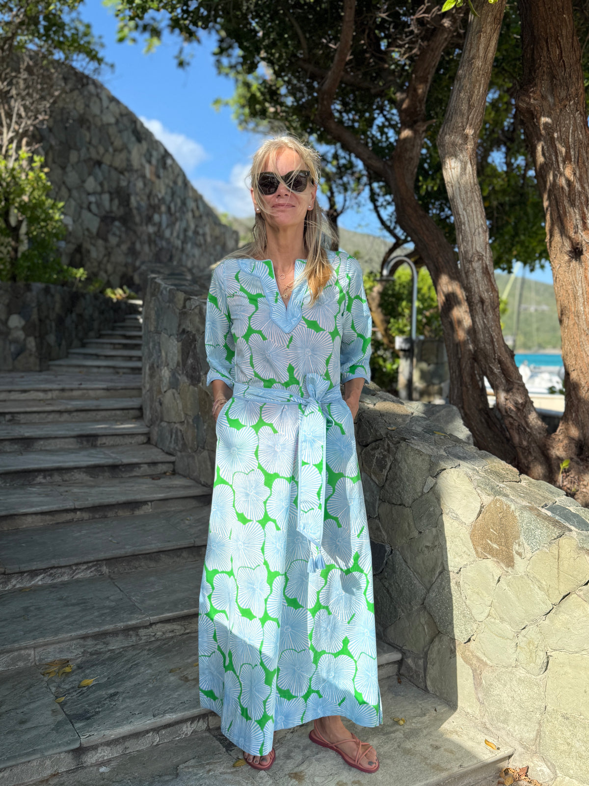Martine Kaftan Dress Sand Dollar
