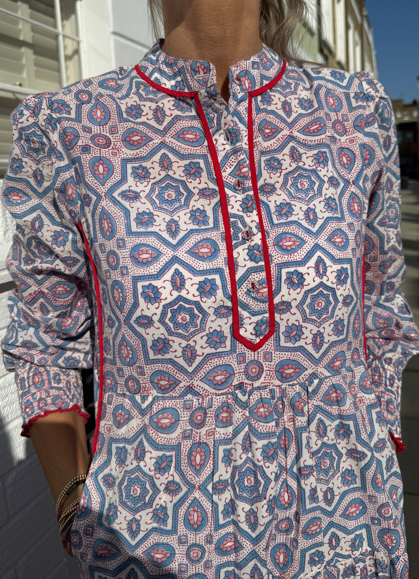 Upstanding Collar Deborah - Pale Tile