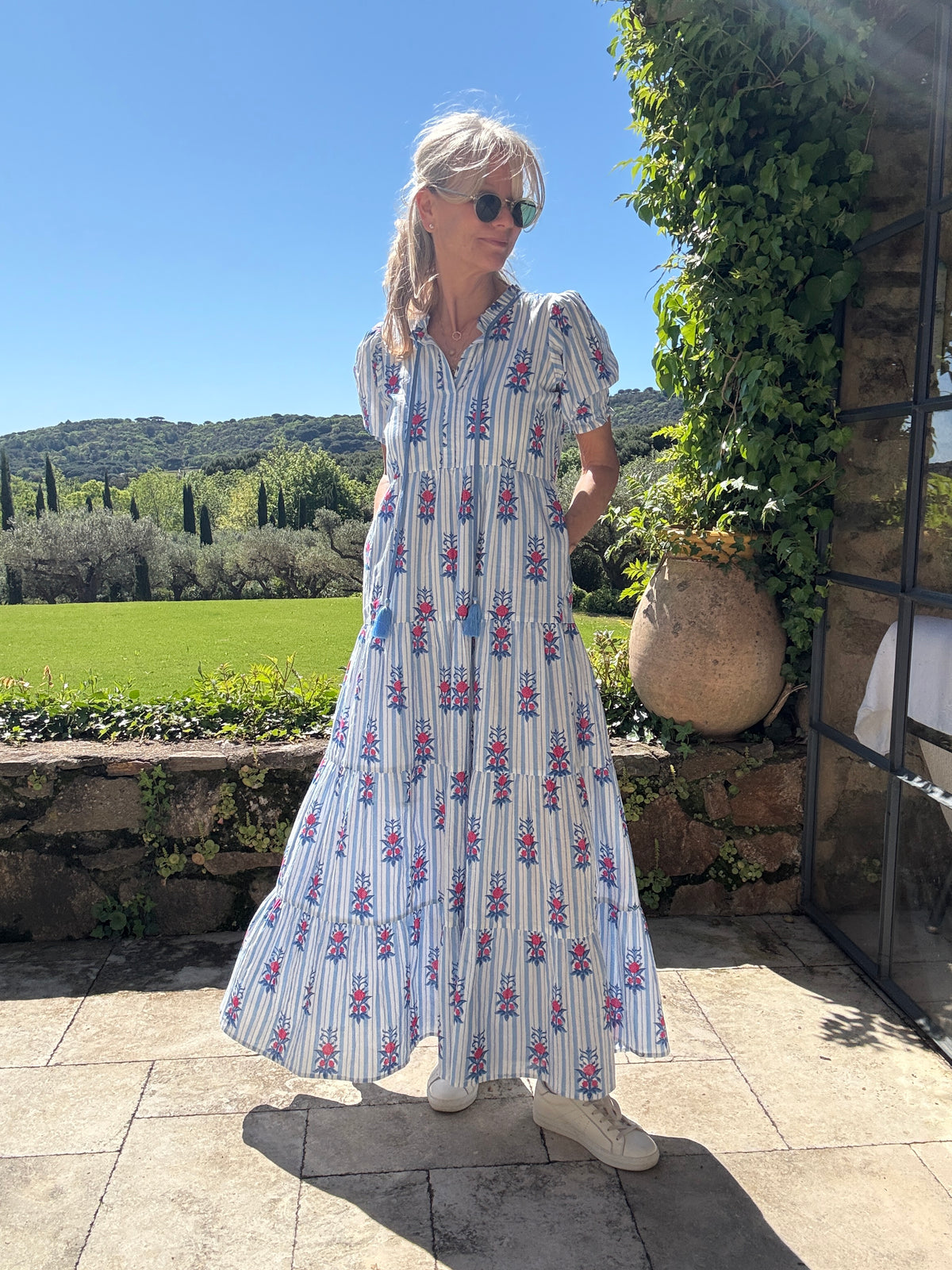 Tasha Dress Cotton Stripe