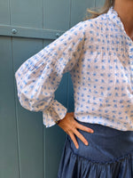 Load image into Gallery viewer, Amy Blouse - Sweet Blue
