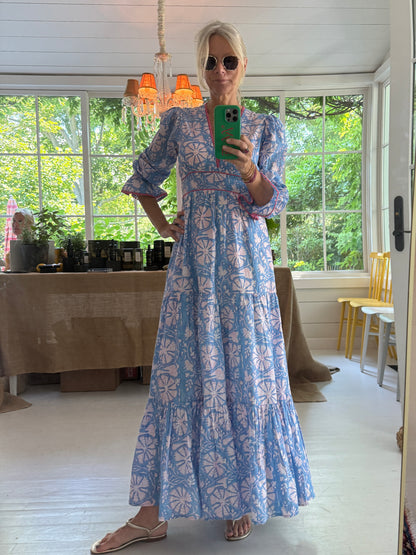 Eliza Dress - Blue Cornflower