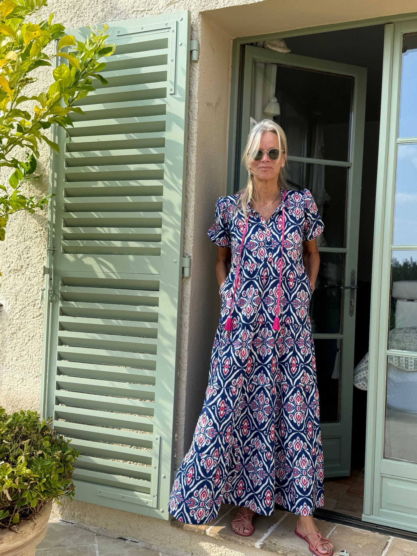 Tasha - Blue Ikat (pre-order for delivery w/c 9th Feb)