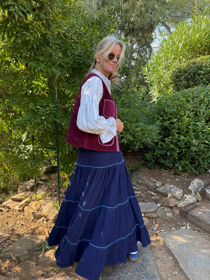 Tatjana - Navy Corduroy