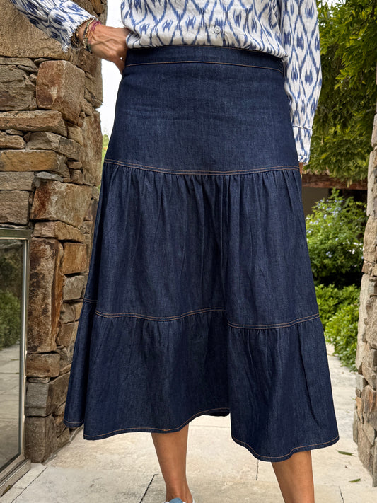 Tatjana Skirt - Short Denim