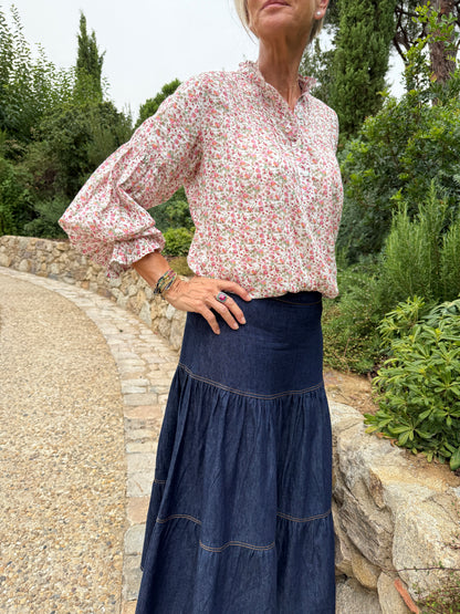 Amy Blouse - Garden Ditsy