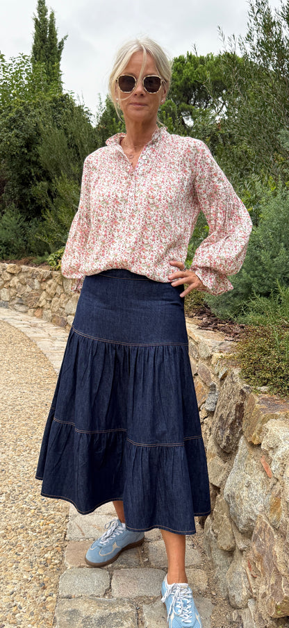 Amy Blouse - Garden Ditsy