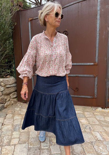 Amy Blouse - Garden Ditsy