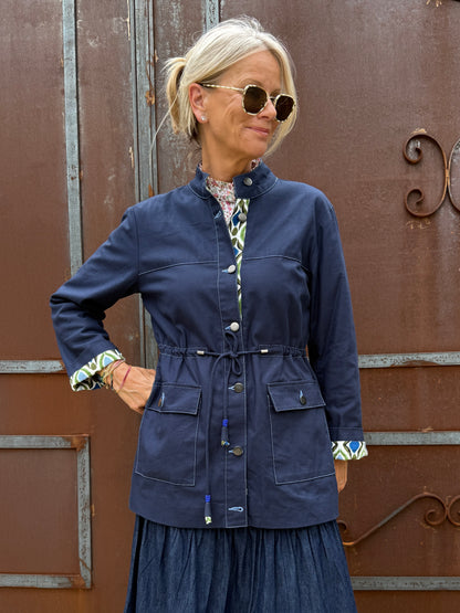 Safari Jacket - Navy