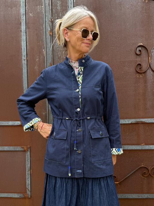 Safari Jacket - Navy