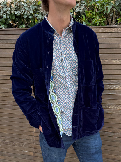 Tom Velvet Jacket - Navy - Shipping wc 12th Oct