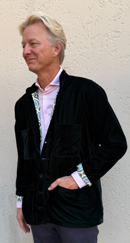 Tom Velvet Jacket - Deep Bottle Green - Shipping wc 12th Oct