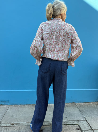 Paige Trousers - Embroidered Denim - WATCH VIDEO BEFORE YOU BUY!!!
