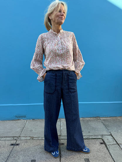 Paige Trousers - Embroidered Denim - WATCH VIDEO BEFORE YOU BUY!!!