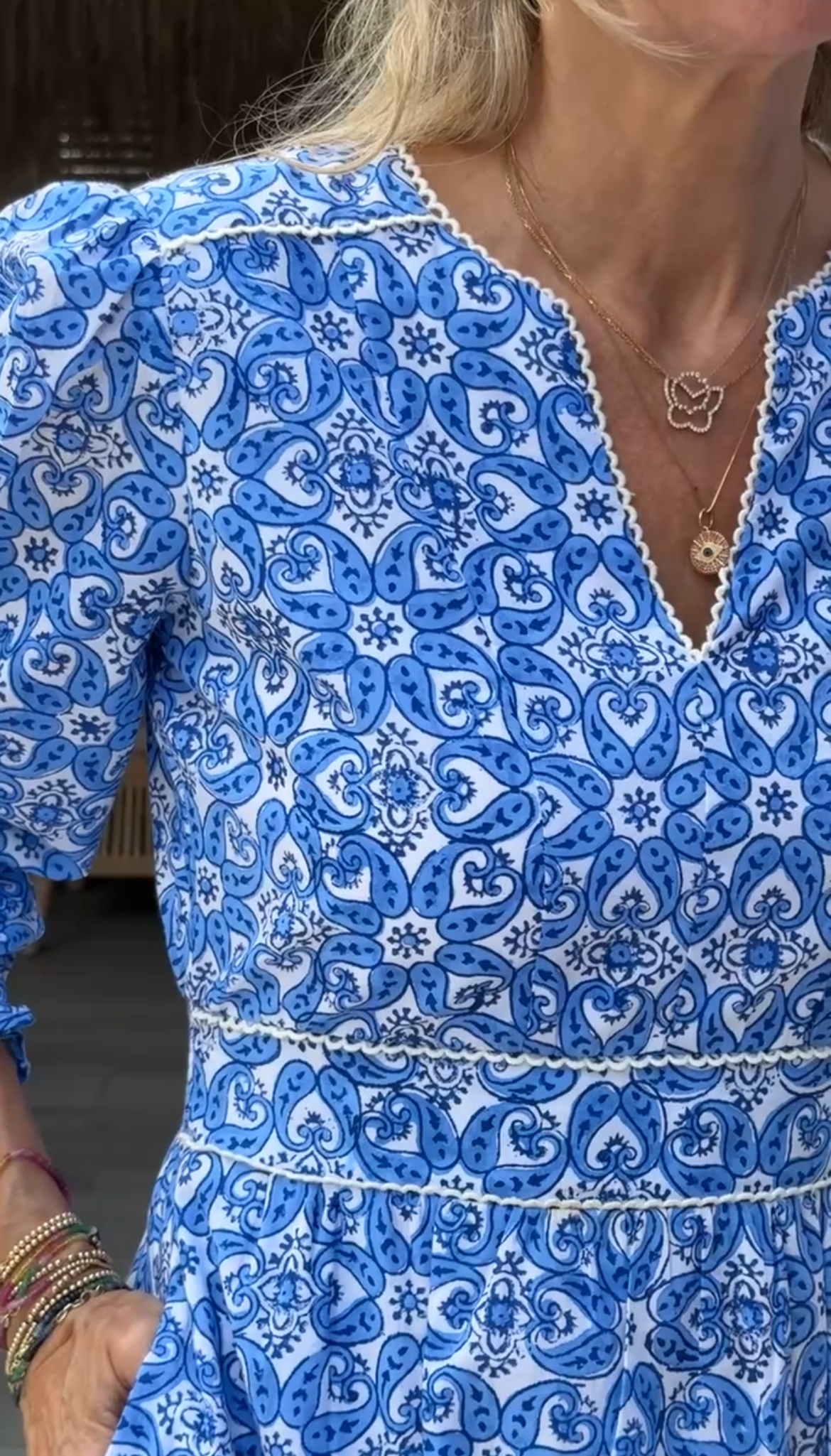 Olivia - Blue Catherine Wheel (pre-order for delivery w/c 9th Feb)