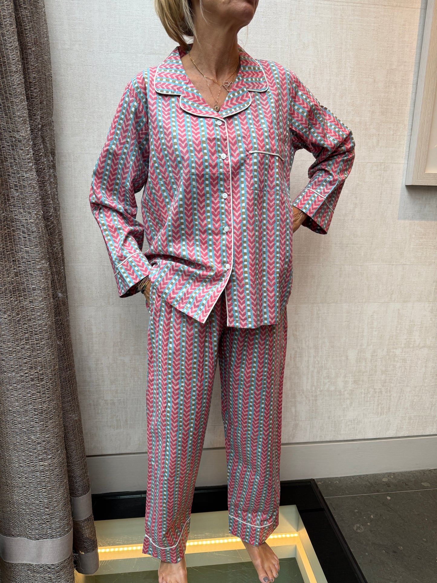 Pyjama Set - Ice Cream Stripe