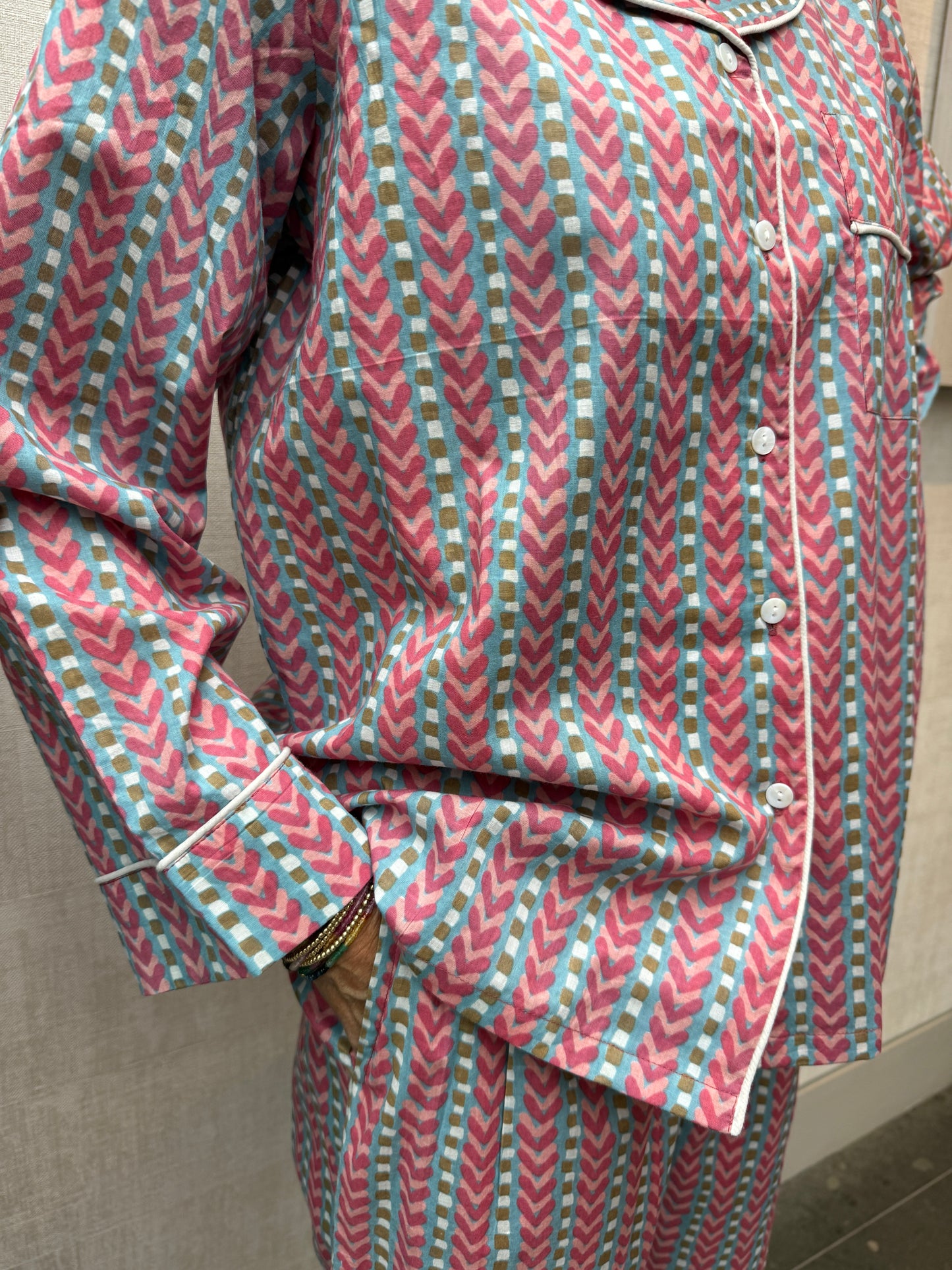 Pyjama Set - Ice Cream Stripe