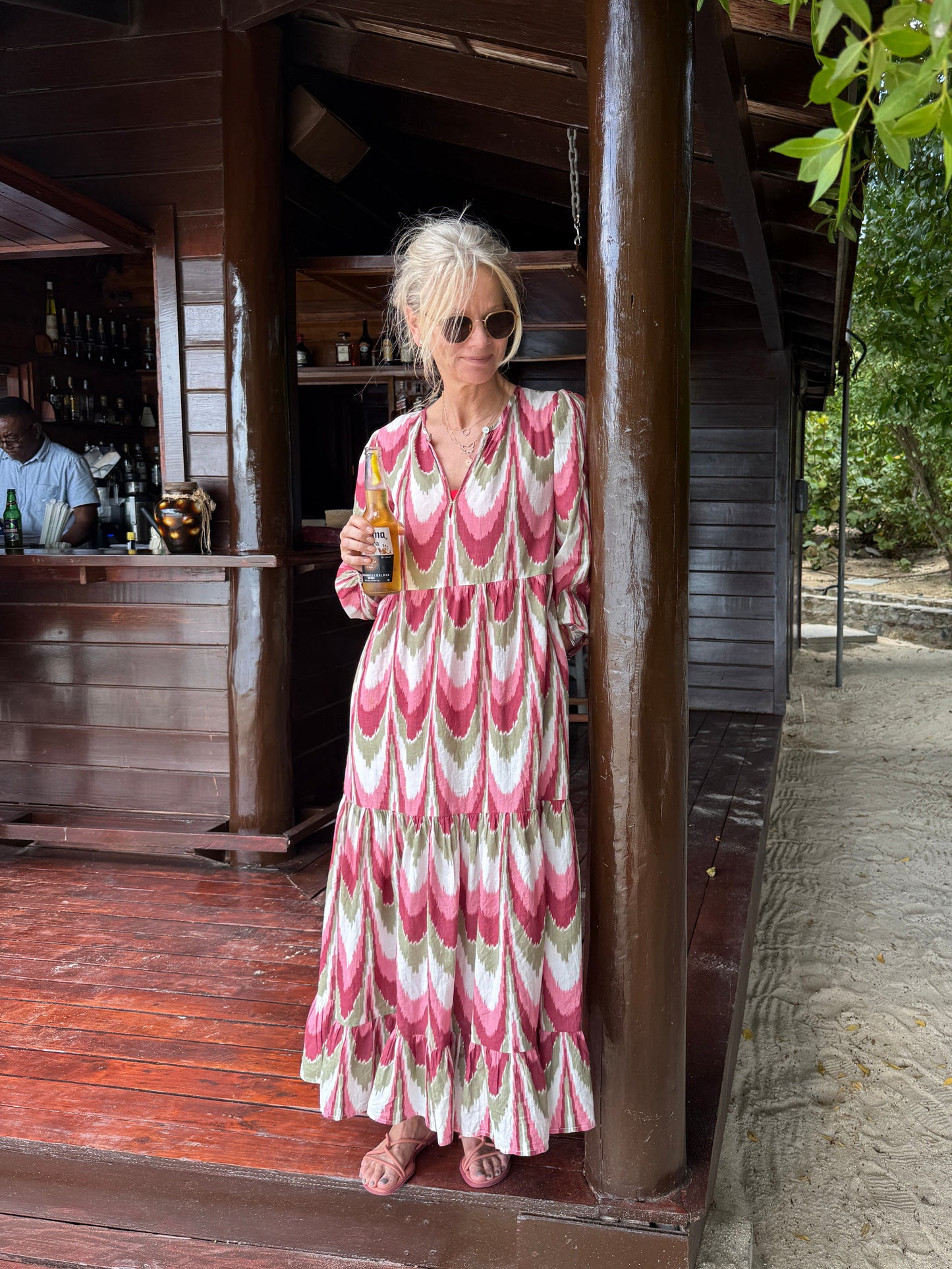 Pippa - Big Pink Ikat (pre-order for delivery w/c 9th Feb)